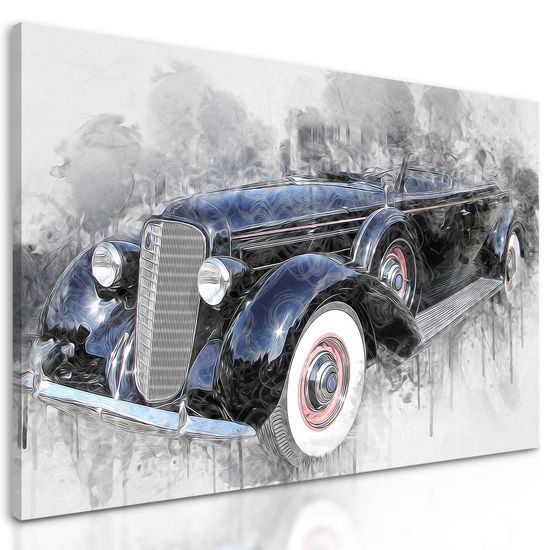 Obraz abstraktní auto