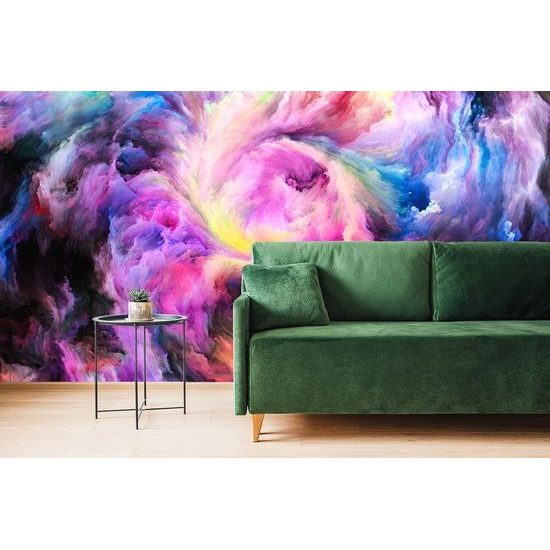 Tapeta abstraktní spirála plná barev