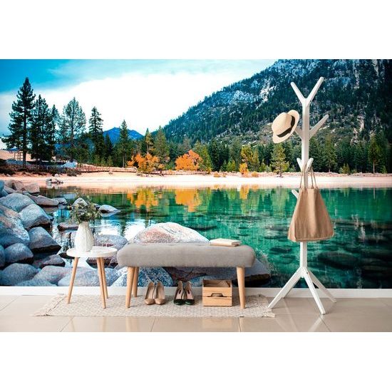 Fototapeta průzračné jezero v horách