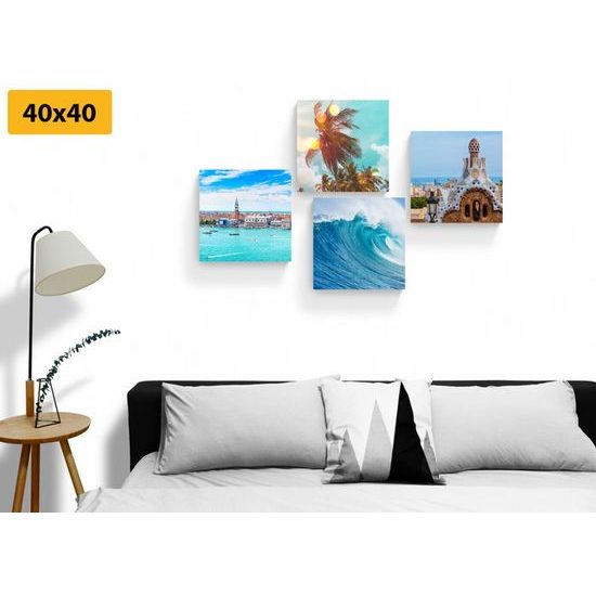 Set obrazů vysněná dovolená