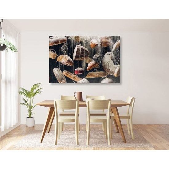 Obraz visící pečivo