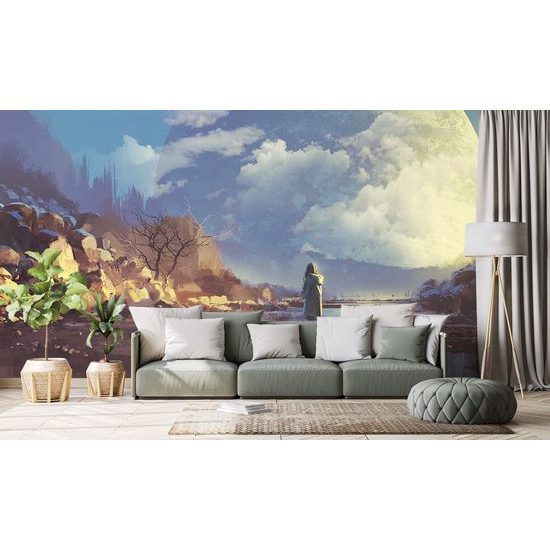 Tapeta žena v tajemném světě