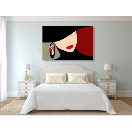 Obraz elgantnost ženy