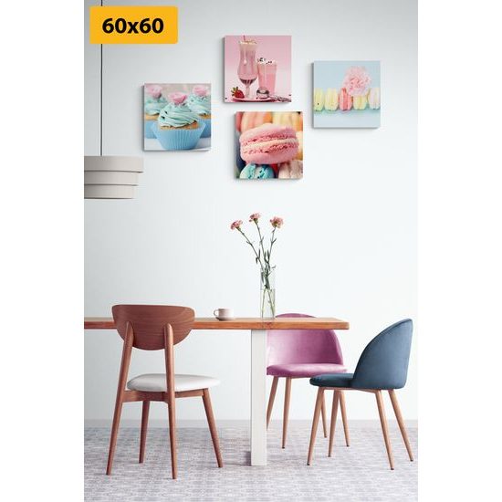 Set obrazů sladká tečka