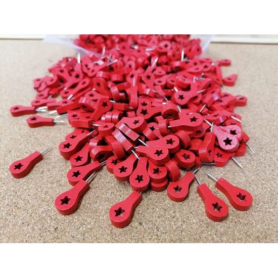 Připínáčky označující místo (10 ks)