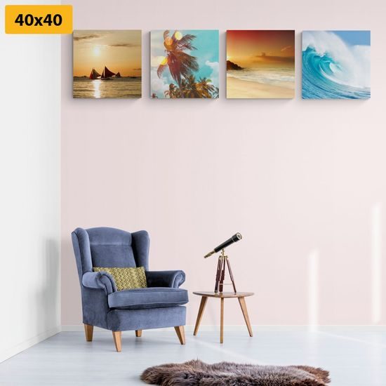 Set obrazů okamžiky léta