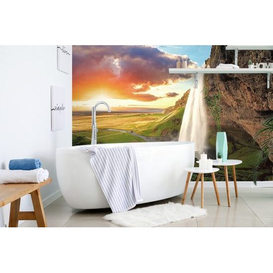 Samolepící fototapeta velkolepý islandský vodopád