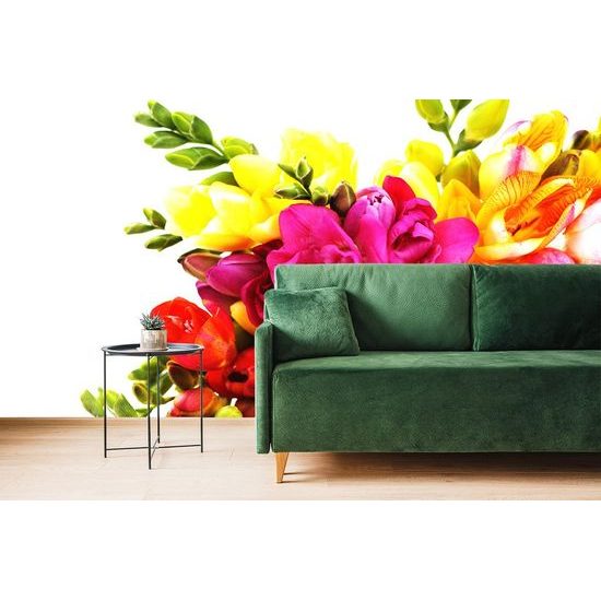 Nádherná fototapeta kytice plná frézií