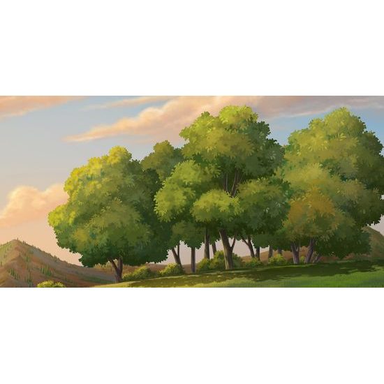 Obraz malovaná krajinka