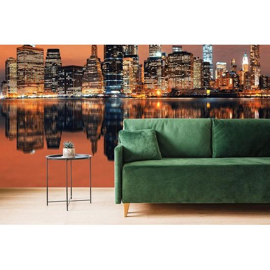 Samolepící fototapeta noční Manhattan
