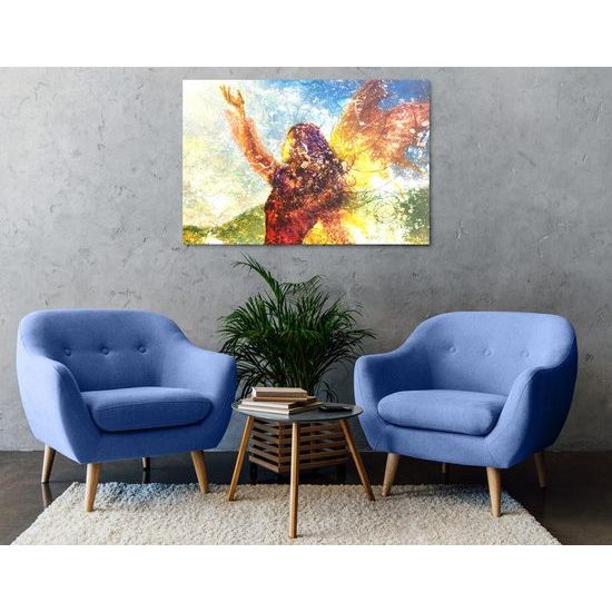 Obraz víla v abstraktním provedení