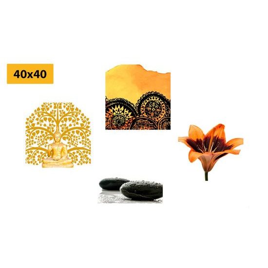 Set obrazů rovnováha přírody