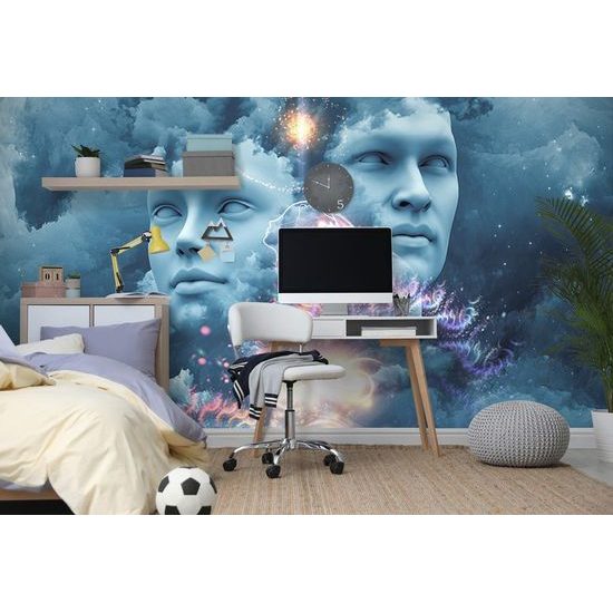 Samolepící tapeta nadpřirozené tváře