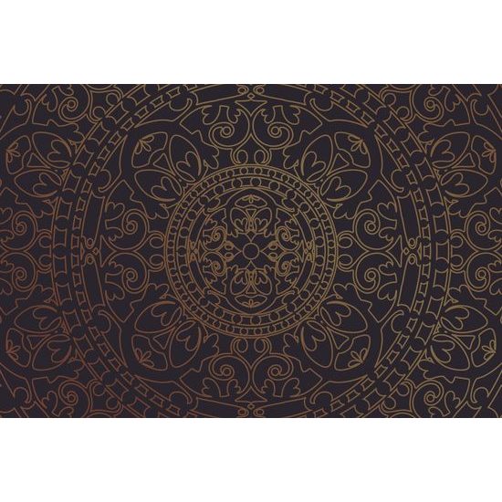 Samolepící tapeta zlatý luxusní oranament