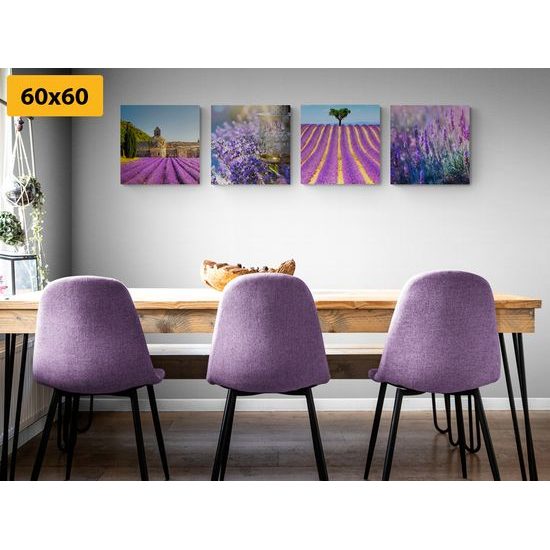Set obrazů levandulová nádhera