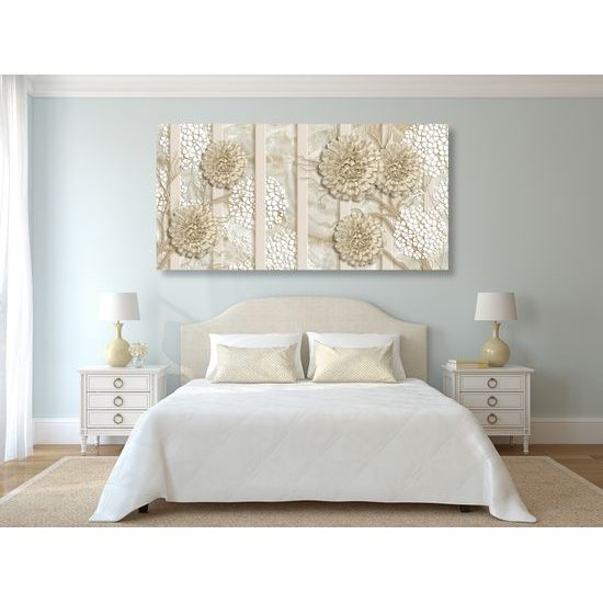 Obraz krása neobvyklých květin