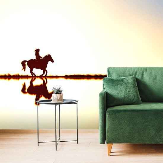 Samolepící tapeta nezapomenutelná jízda na koni