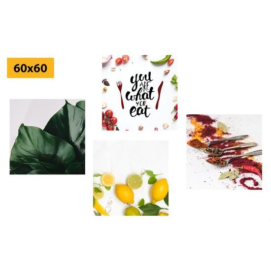 Set obrazů vůně kuchyně