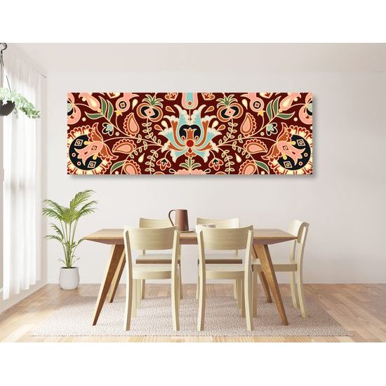 Obraz ornament v lidovém nádechu