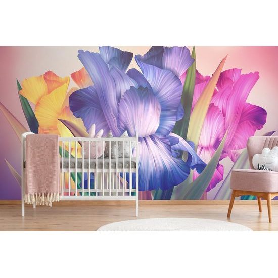 Originální samolepící tapeta květinová nádhera