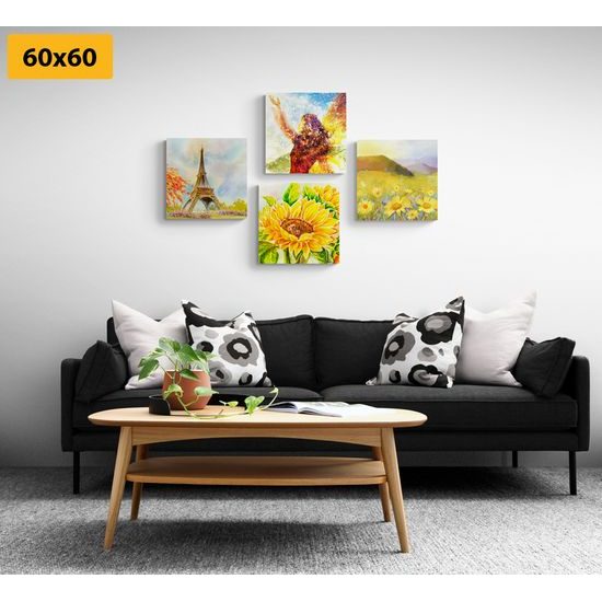 Set obrazů zářivé momenty života