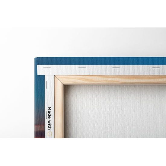 Obraz nezapomenutelný západ slunce u moře