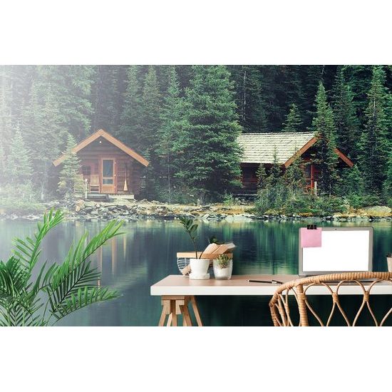 Samolepící fototapeta Chatky v Canadian Park Yoho