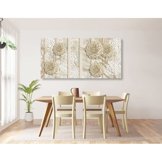 Obraz krása neobvyklých květin