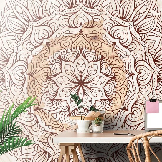 Samolepící tapeta jemná abstrakce květu