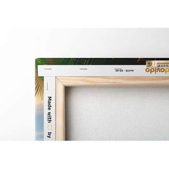 Obraz východ slunce v tropickém ráji