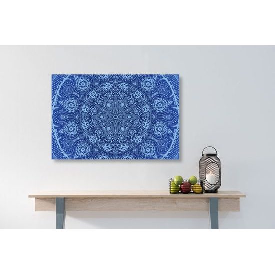 Obraz modrá luxusní Mandala