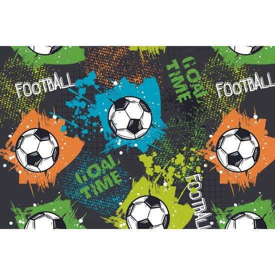 Samolepící tapeta fotbalový míč na abstraktním pozadí