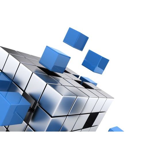 Obraz zajímavá kostka