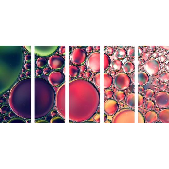 5-dílný obraz umělecké znázornění oleje