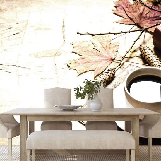 Fototapeta podzimní zátiší s šálkem kávy