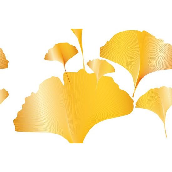 Tapeta luxusní zlaté listy