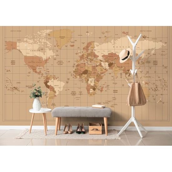 Tapeta stará mapa světa