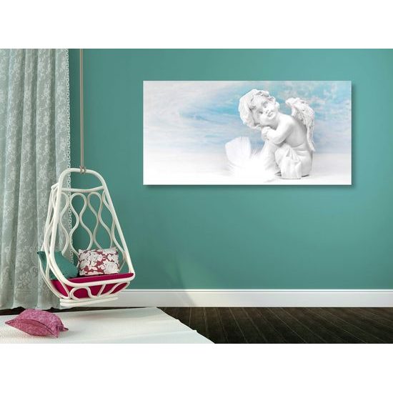 Obraz něžný andílek na obloze