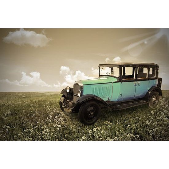 Samolepící fototapeta starodávné auto