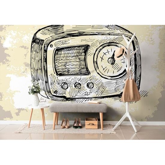 Tapeta starožitná elektronika