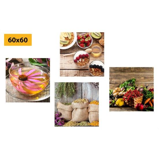 Set obrazů chutné ingredience