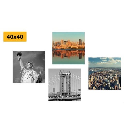 Set obrazů New York v krásném provedení