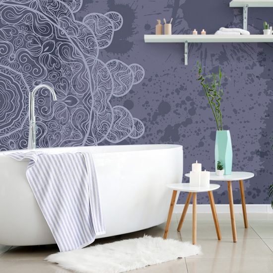 Tapeta Mandala s abstraktními prvky