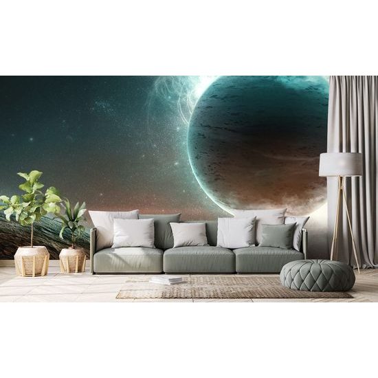 Jedinečná samolepící tapeta fantasy planeta