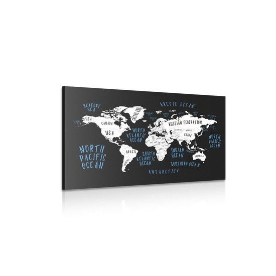 Obraz mapa států v moderním provedení