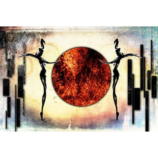 Tapeta tanec v africkém provedení