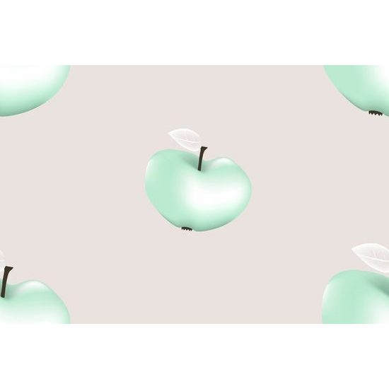 Samolepící tapeta zelená jablka