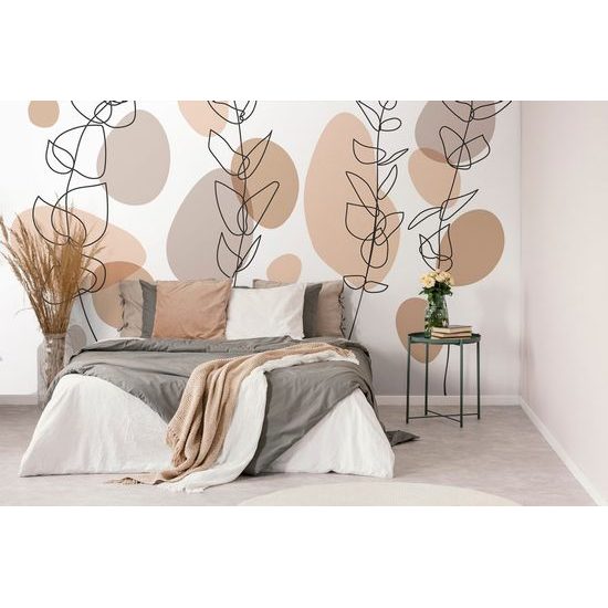 Tapeta minimalistické rostlinky