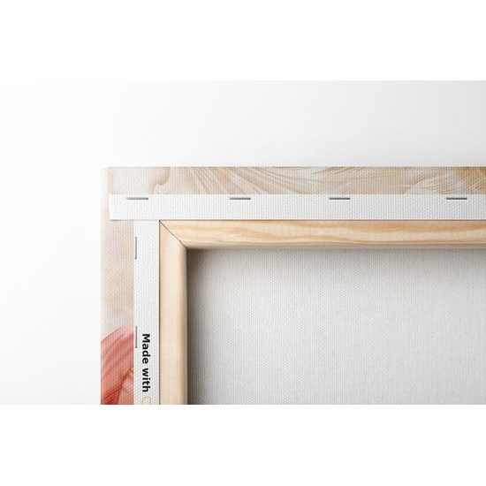 Obraz jemnost starorůžových tulipánů