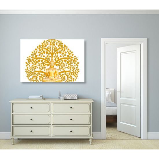 Obraz zlatá soška Buddhy